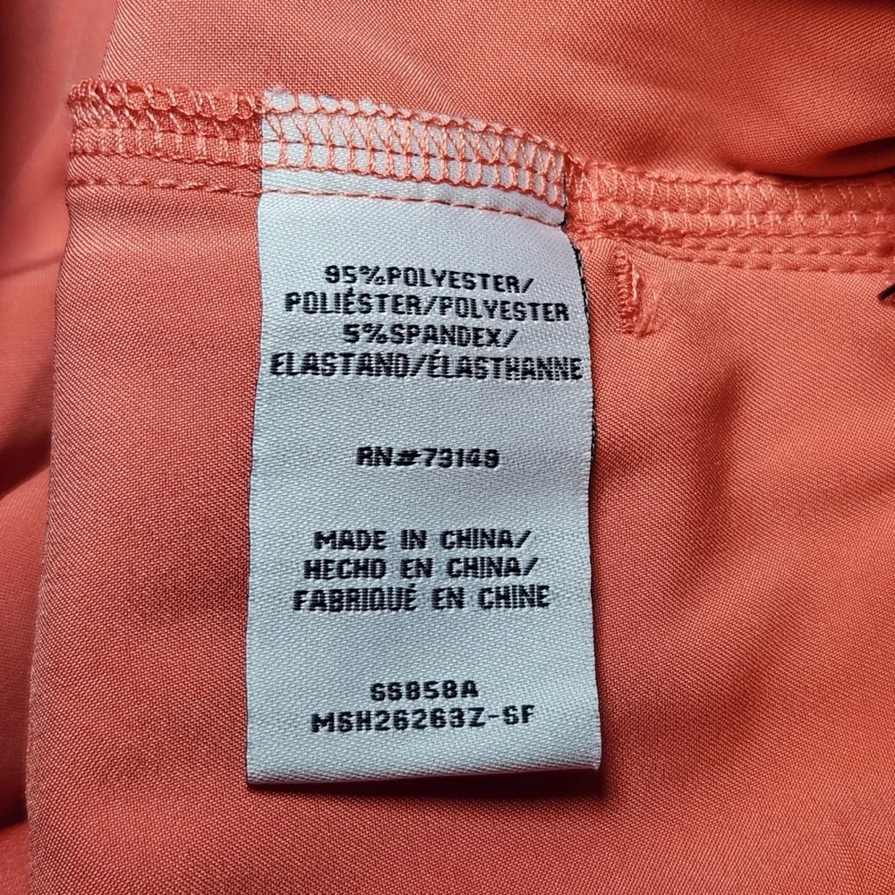 NWT One 5 One Coral High Waist‎ Women's Satin Charmeuse Shorts Resortwear Summer